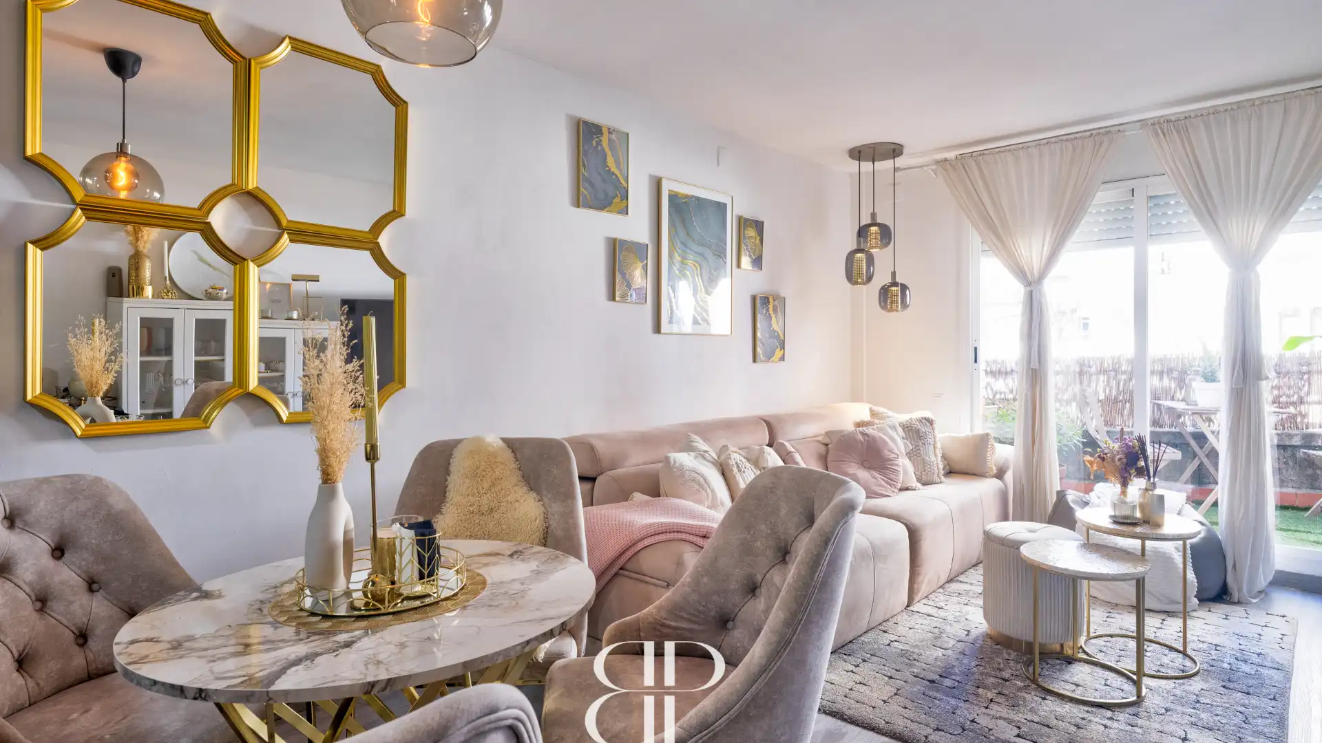 Sala de estar de Piso en venta en Rubí con Aire acondicionado, Calefacción y Parquet