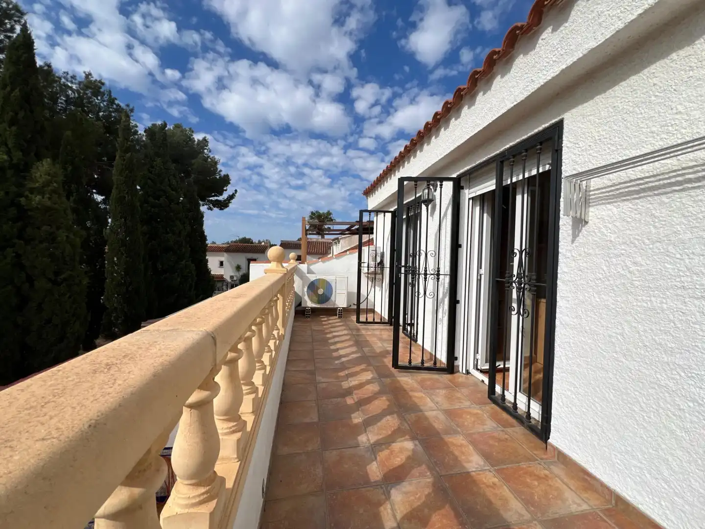 Terraza de Casa adosada en venta en La Nucia con Aire acondicionado, Jardín privado y Trastero