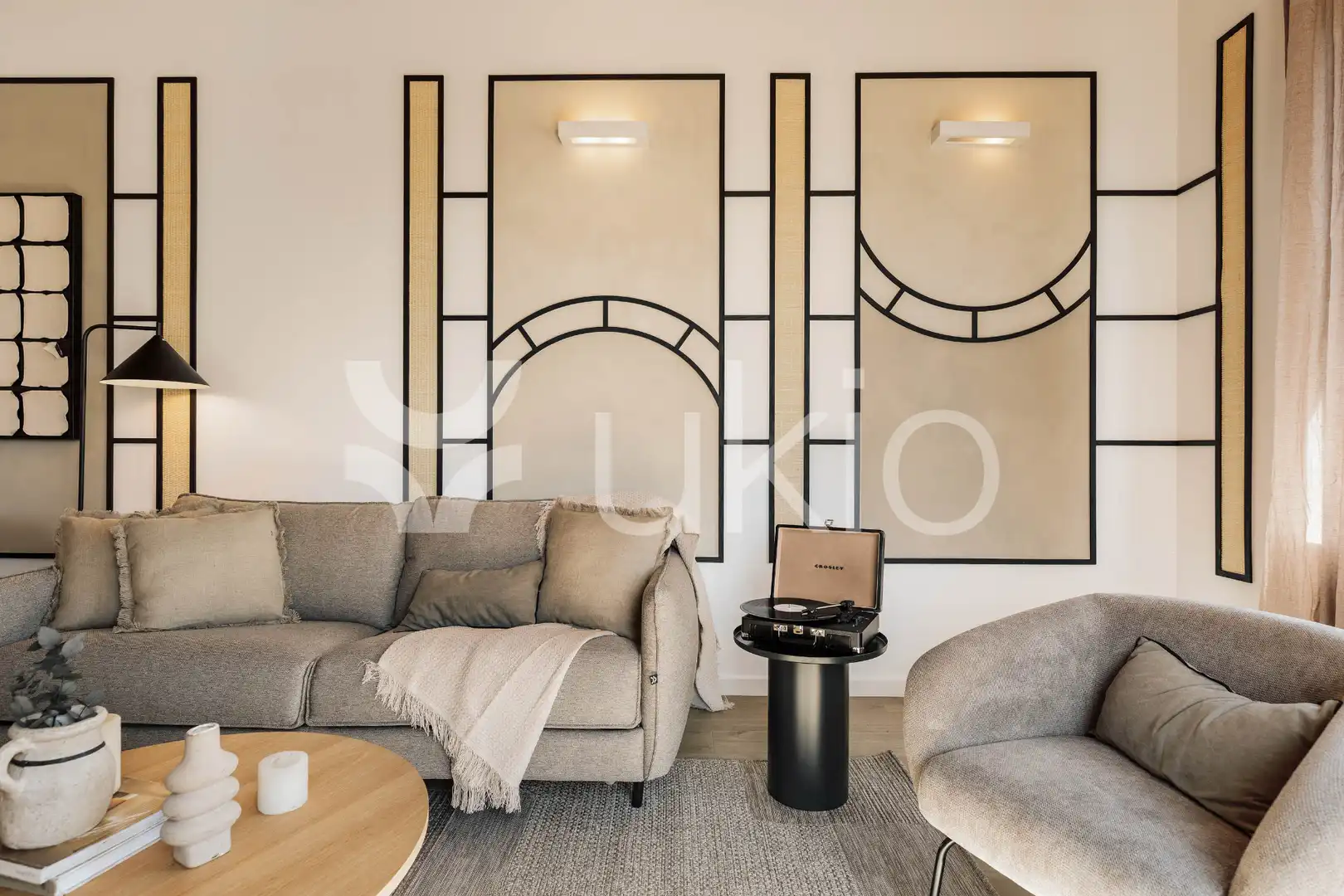 Sala d'estar de Apartament de lloguer en Barcelona amb Aire condicionat, Calefacció i Terrassa