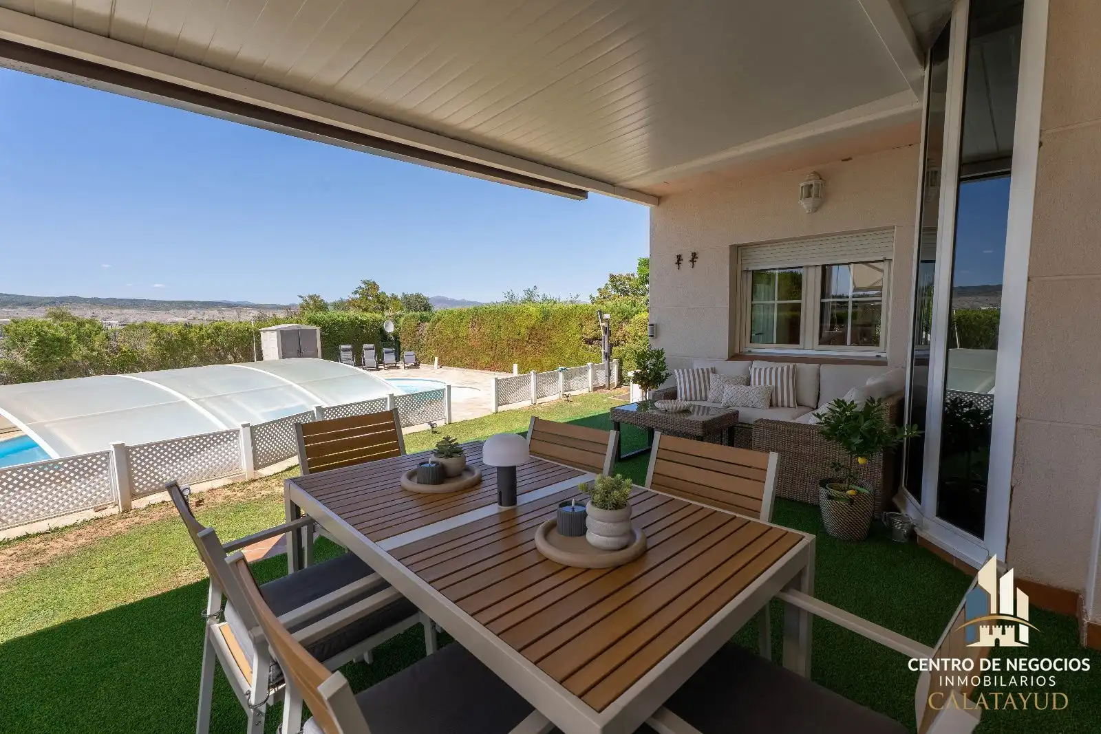Terrassa de Casa o xalet en venda en Calatayud amb Aire condicionat, Calefacció i Parquet