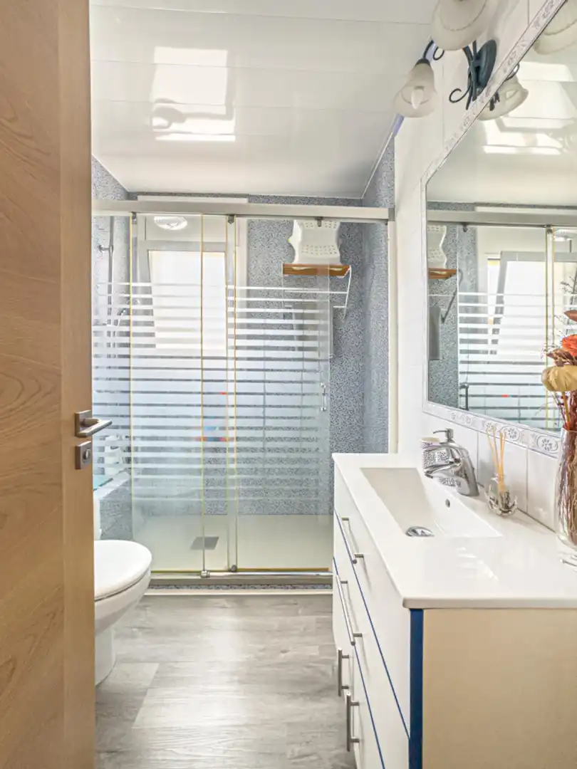Bathroom of Attic for sale in Sant Pere de Ribes  with Heating, Private garden and Parquet flooring