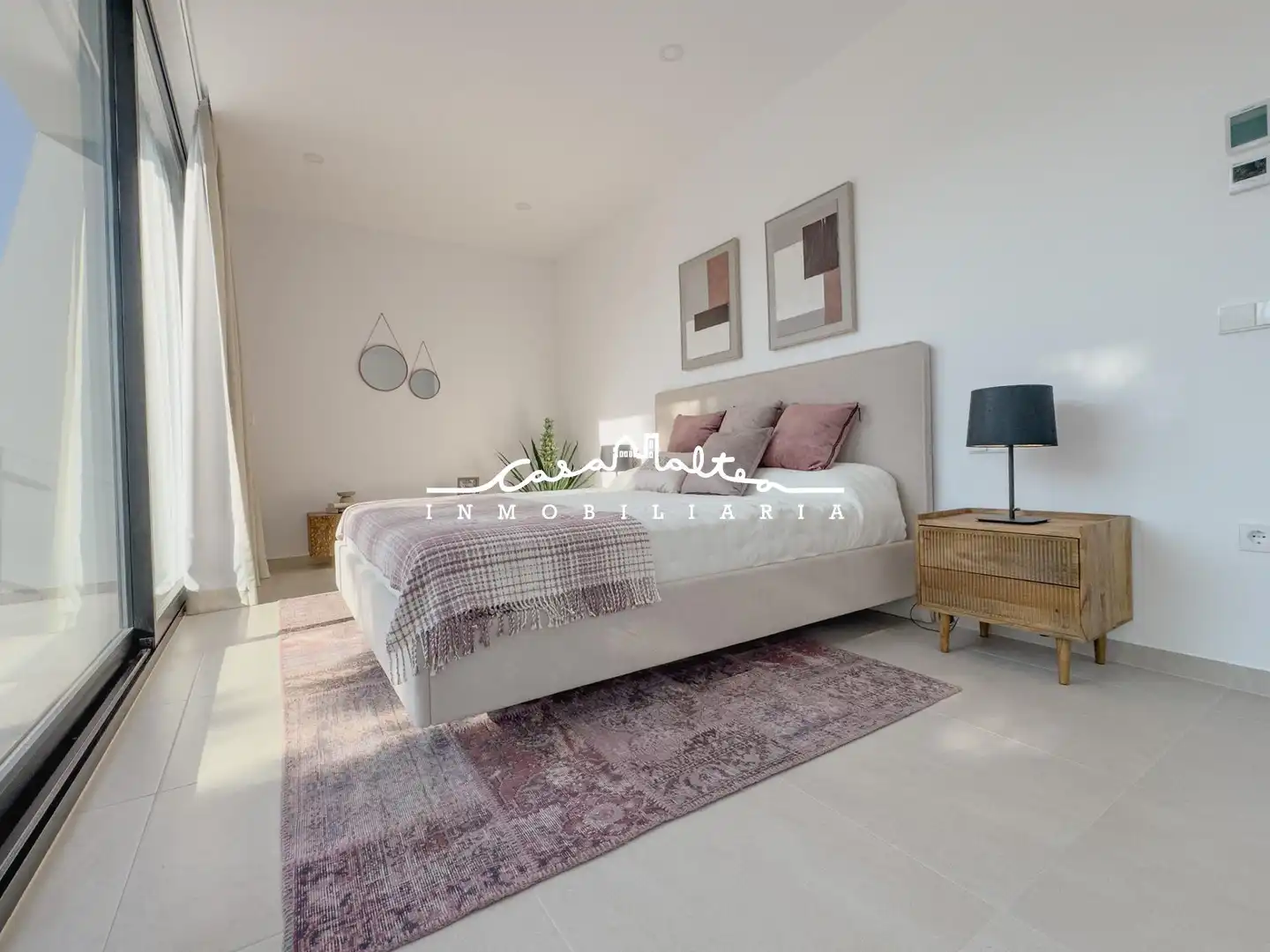 Bedroom of Detached homes for sale in Calpe / Calp  with Air Conditioner, Private garden and Terrace