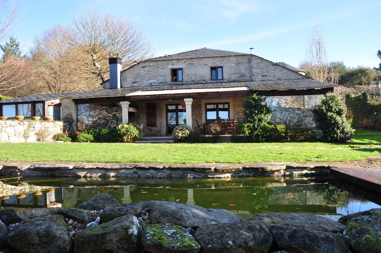 Exterior view of House or chalet for sale in Lugo Capital  with Heating, Private garden and Parquet flooring