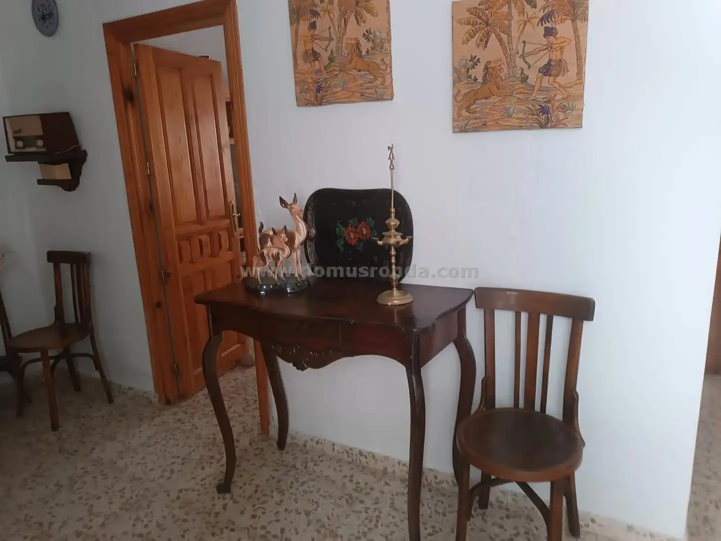 Menjador de Casa o xalet en venda en El Burgo amb Terrassa i Moblat
