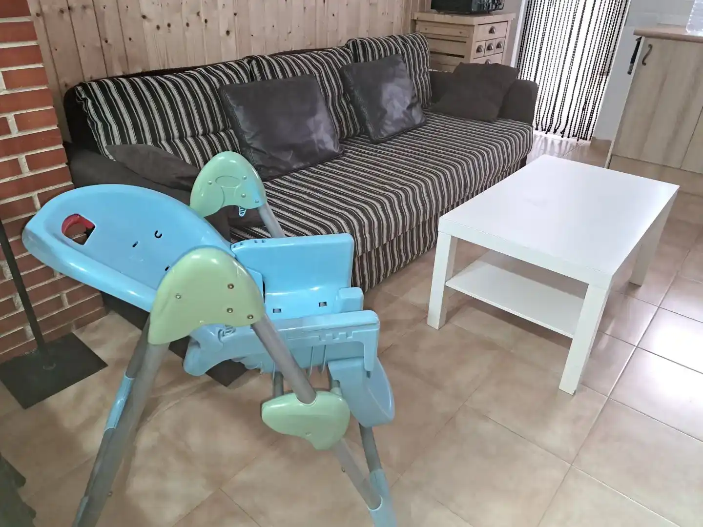 Sala de estar de Casa adosada en venta en Valencia con Aire acondicionado, Parquet y Trastero