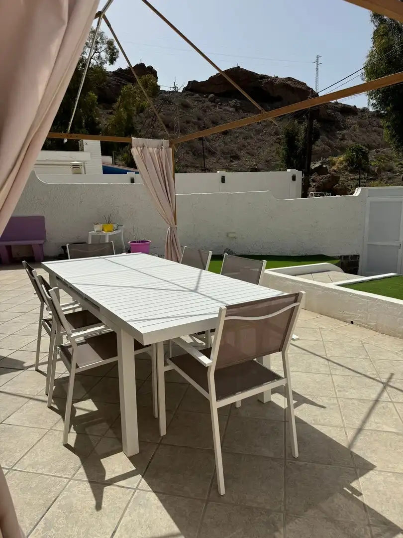 Terraza de Casa o chalet en venta en Mogán con Jardín privado, Trastero y Amueblado