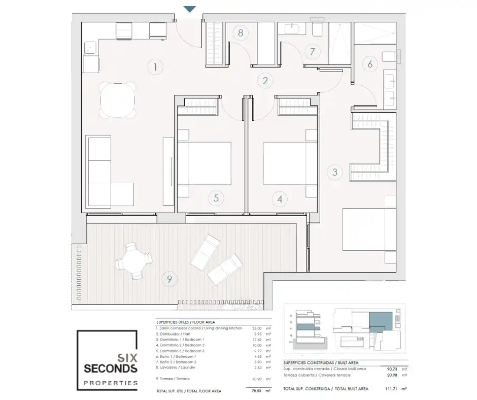 Piso con piscina en venta en Benijófar, imagen 8