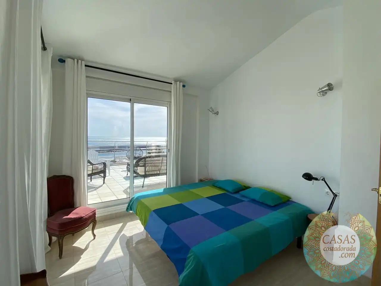 Schlafzimmer von Dachboden zum Verkauf in L'Ametlla de Mar  mit Klimaanlage und Abstellraum