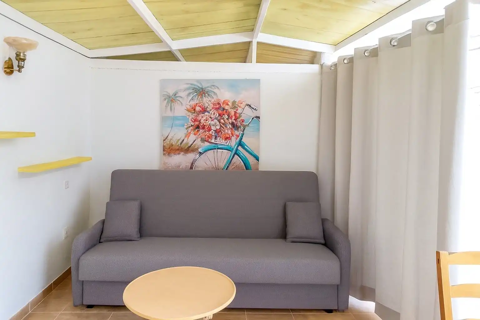 Sala d'estar de Finca rústica en venda en Breña Baja amb Jardí privat, Terrassa i Traster