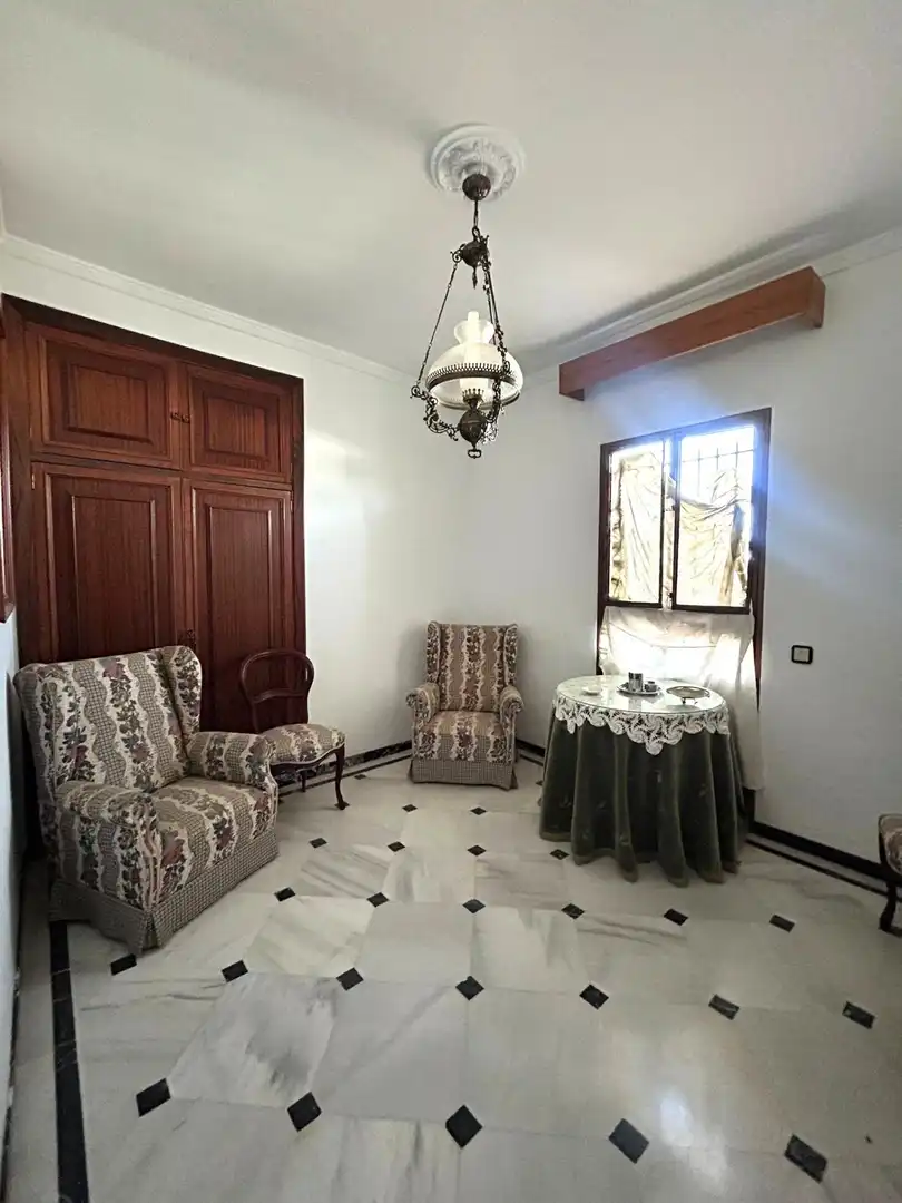 Sala de estar de Casa o chalet en venta en Alcolea del Río con Aire acondicionado, Terraza y Amueblado