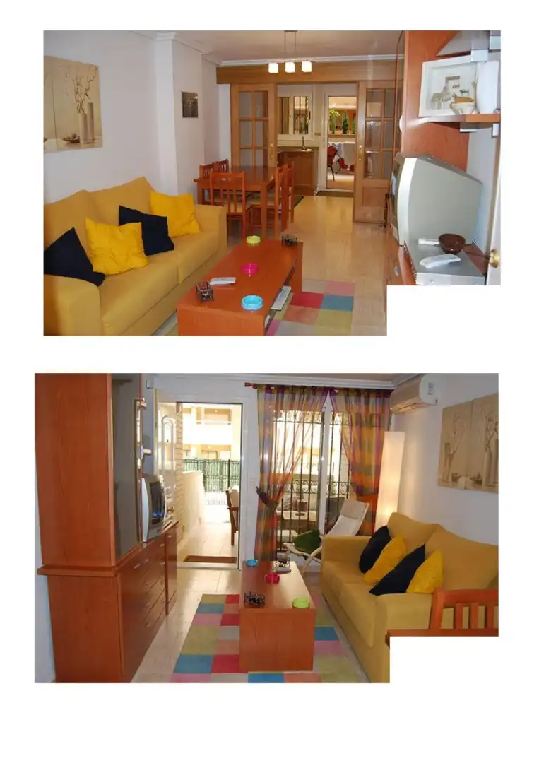 Living room of Ground floor for sale in Oropesa del Mar / Orpesa  with Air Conditioner, Terrace and Furnished