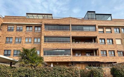 Exterior view of Flat for sale in  Zaragoza Capital  with Air Conditioner, Parquet flooring and Terrace