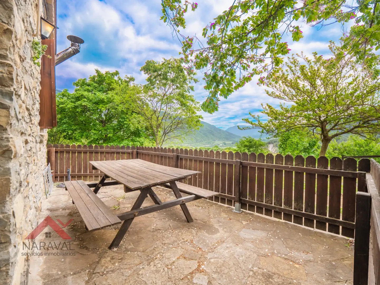 Terraza de Casa o chalet en venta en Fiscal con Aire acondicionado, Calefacción y Jardín privado