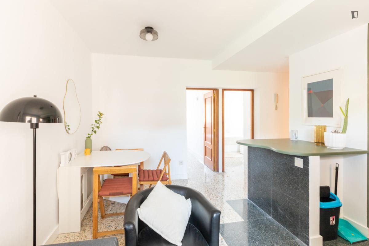 Bedroom of Apartment to rent in  Madrid Capital  with Furnished, Oven and Washing machine