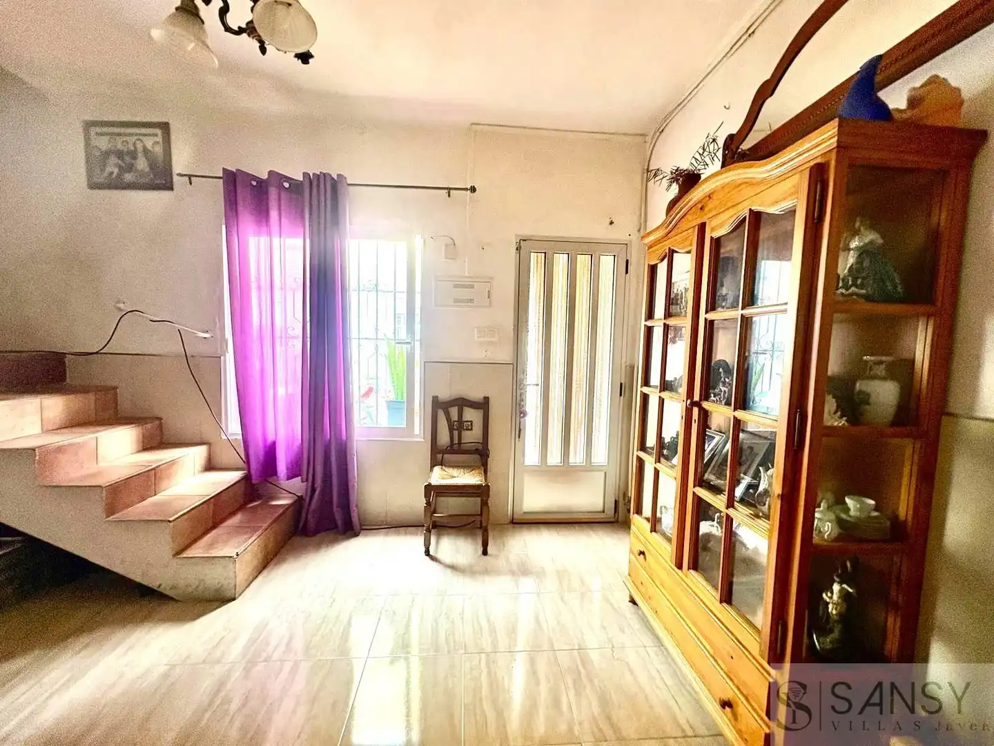 Sala d'estar de Casa adosada en venda en Jávea / Xàbia amb Calefacció i Terrassa