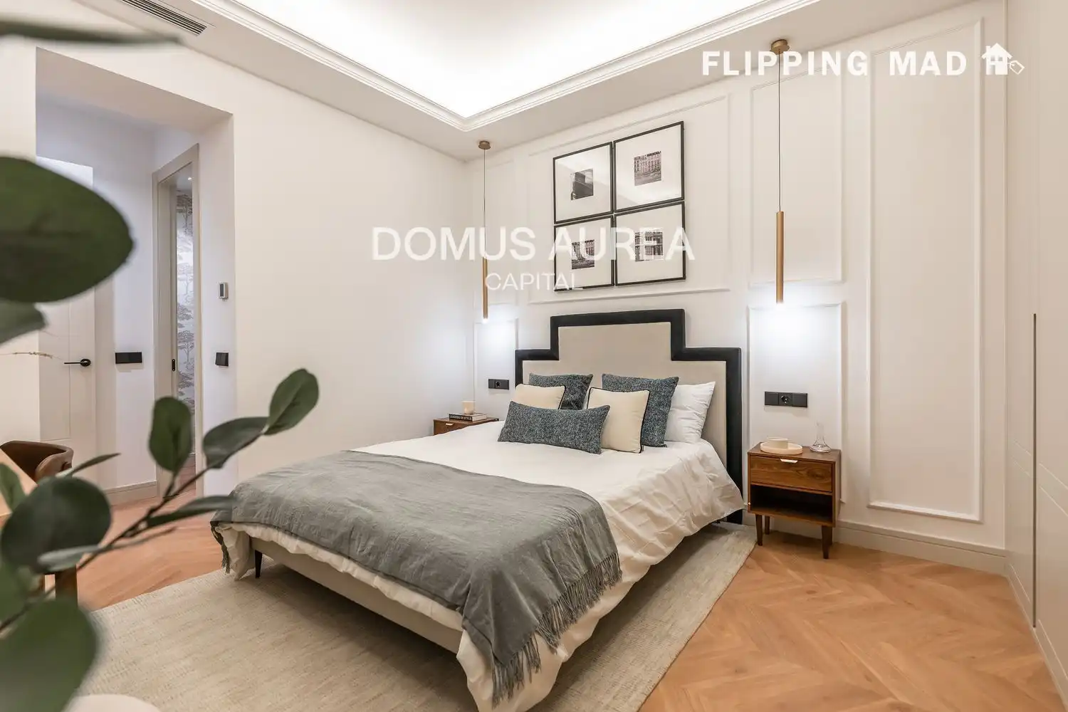 Schlafzimmer von Wohnung zum Verkauf in Madrid mit Klimaanlage, Heizung und Parkett