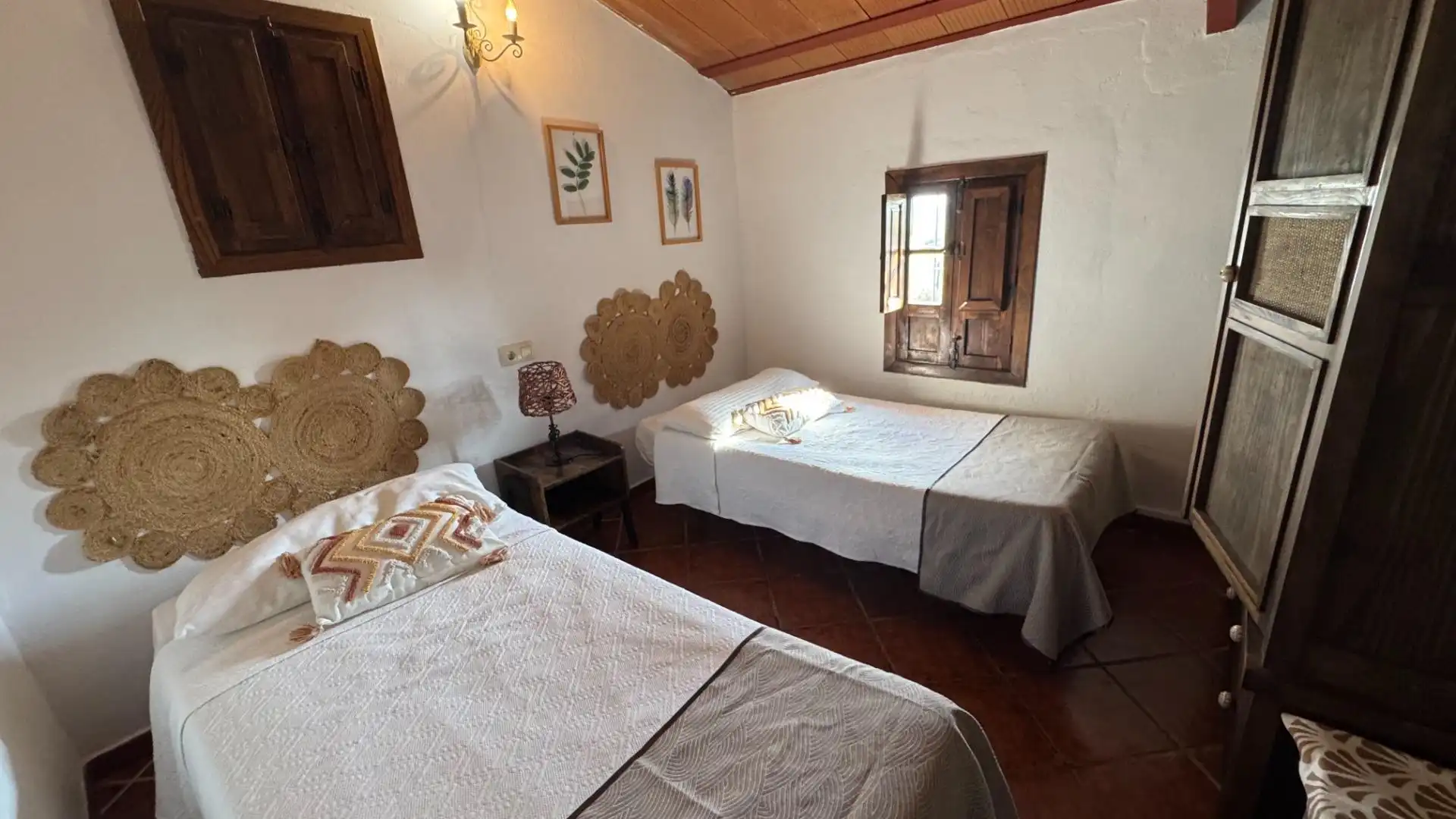 Habitación de Finca rústica en venta en Teba con Aire acondicionado, Jardín privado y Piscina