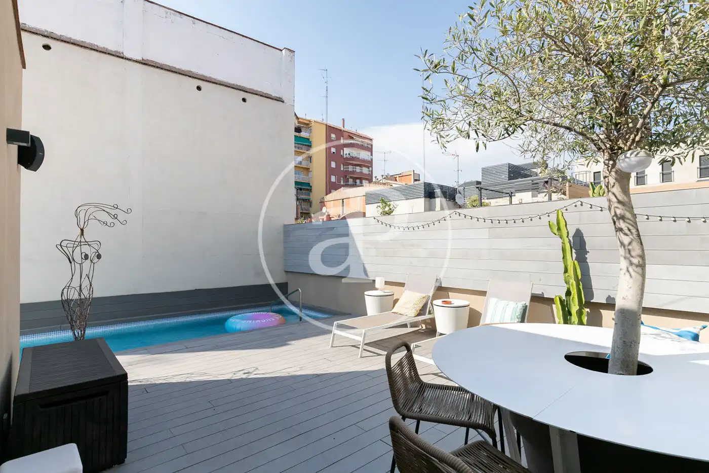Swimming pool of Detached homes for sale in Barcelona  with Air Conditioner, Heating and Private garden