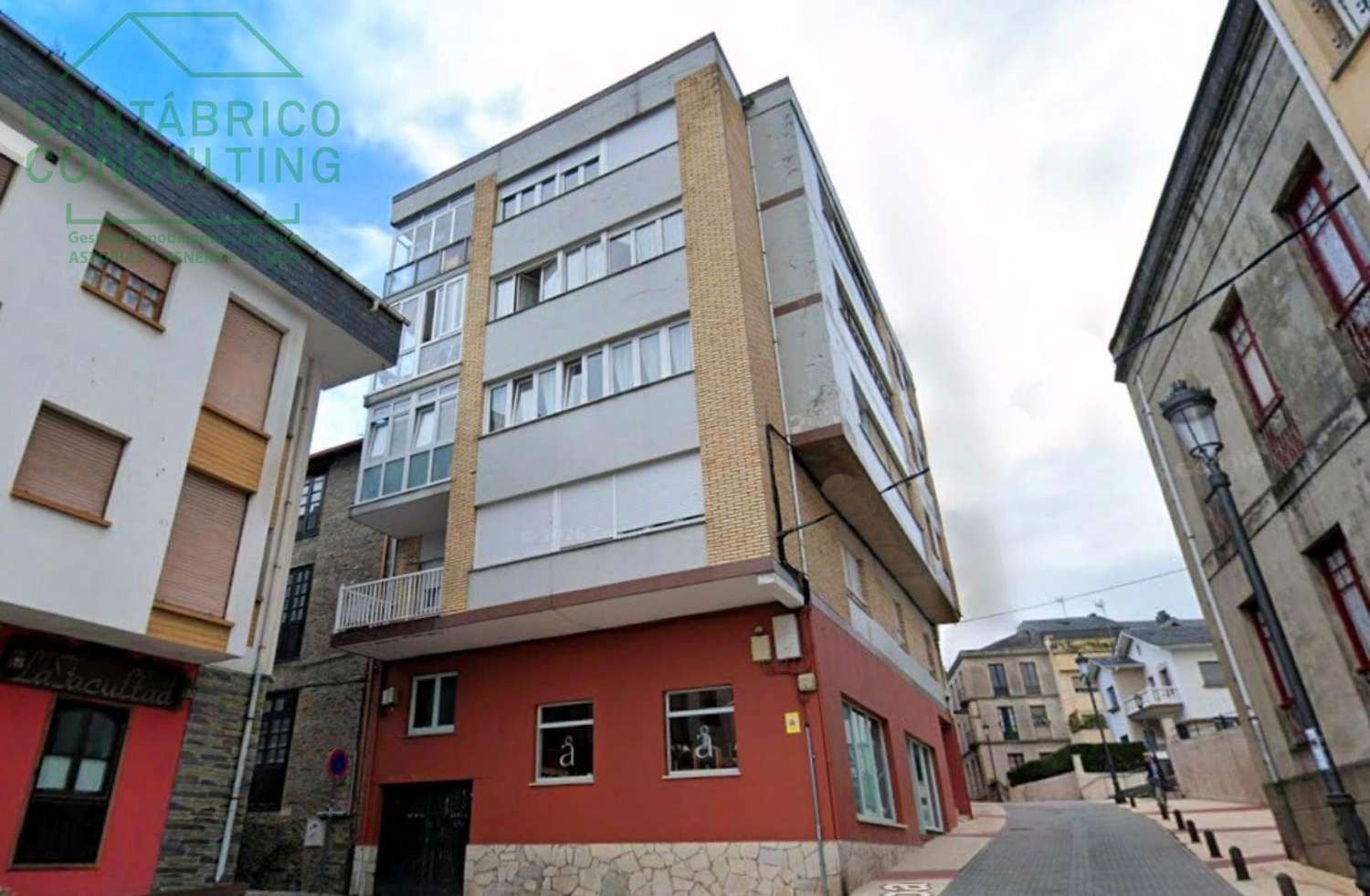 Exterior view of Flat for sale in Navia  with Furnished