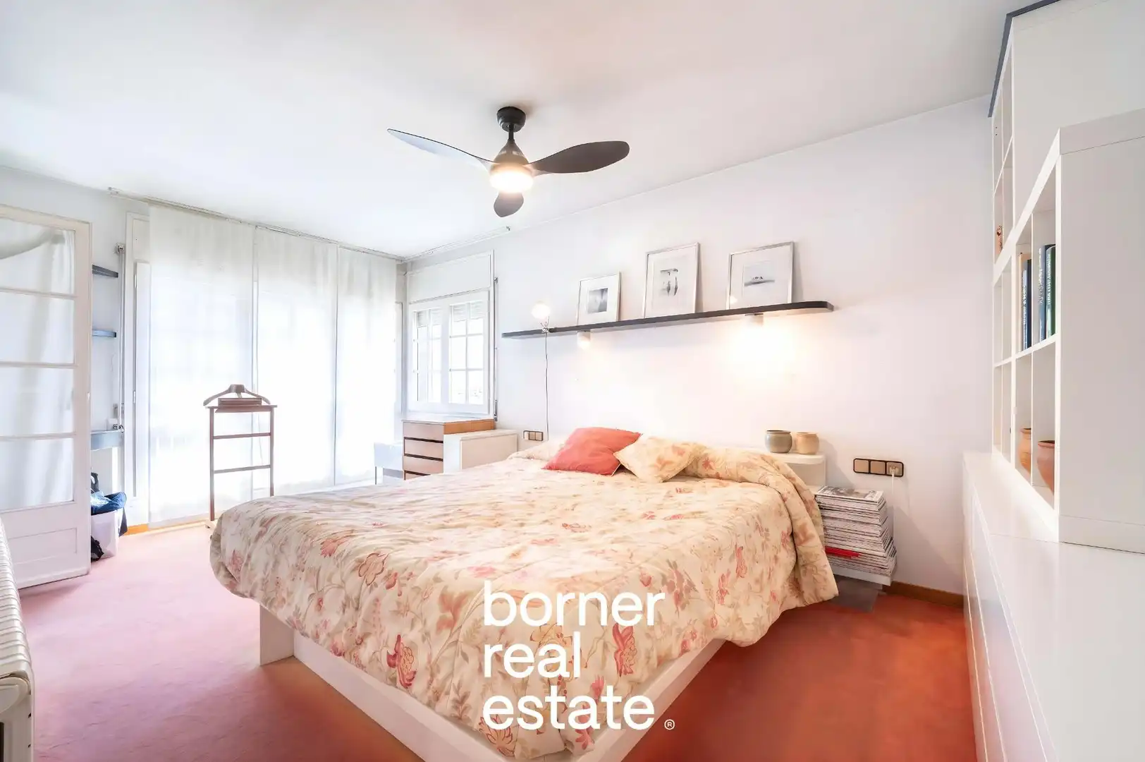 Dormitori de Casa adosada en venda en Sant Cugat del Vallès amb Aire condicionat, Calefacció i Parquet
