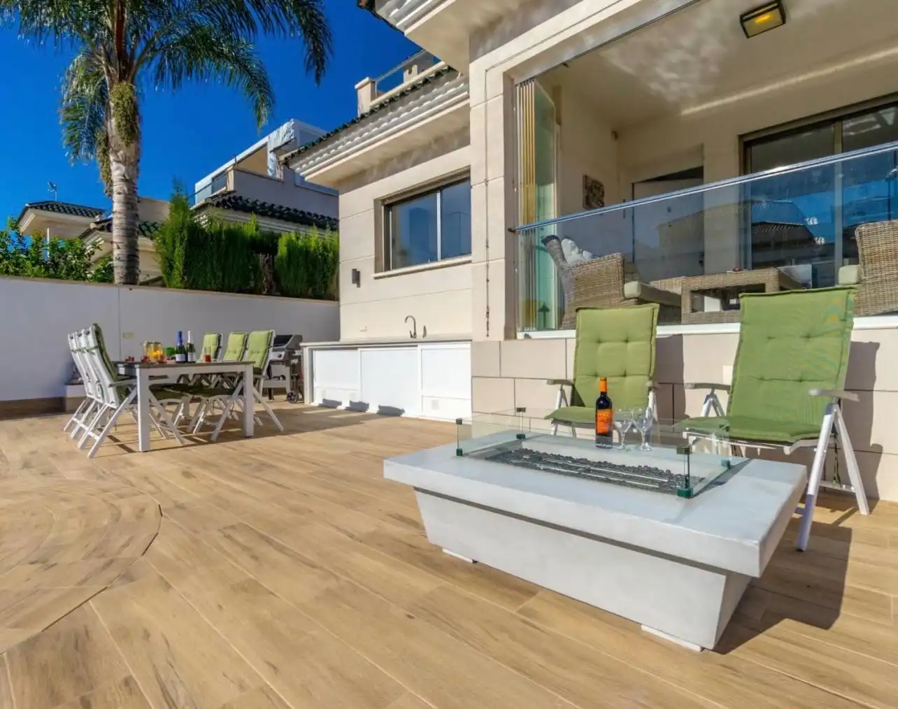 Terraza de Casa o chalet en venta en Rojales con Parquet, Piscina y Amueblado