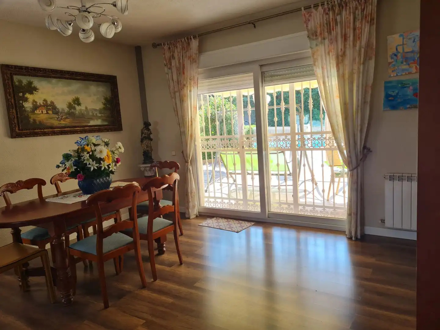 Dining room of Houses for sale in Móstoles  with Heating, Private garden and Terrace
