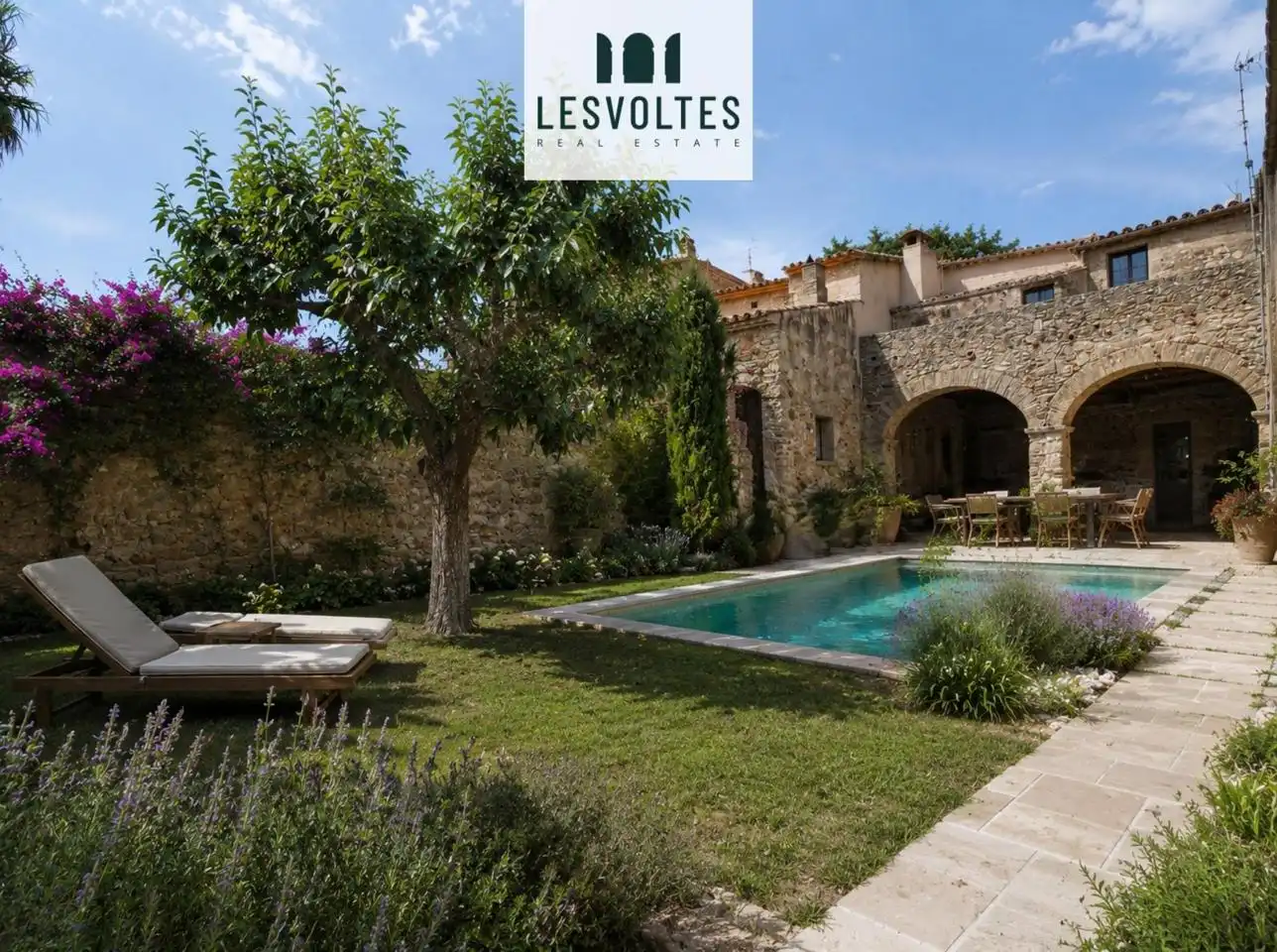 Vista exterior de Casa adosada en venta en Palafrugell con Jardín privado, Terraza y Alarma