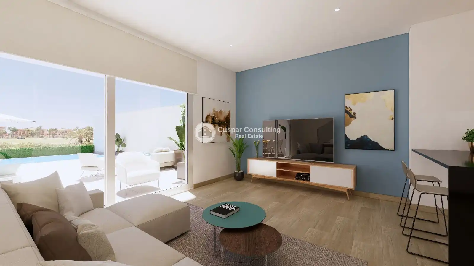 Sala de estar de Dúplex en venta en Los Alcázares con Aire acondicionado, Calefacción y Terraza