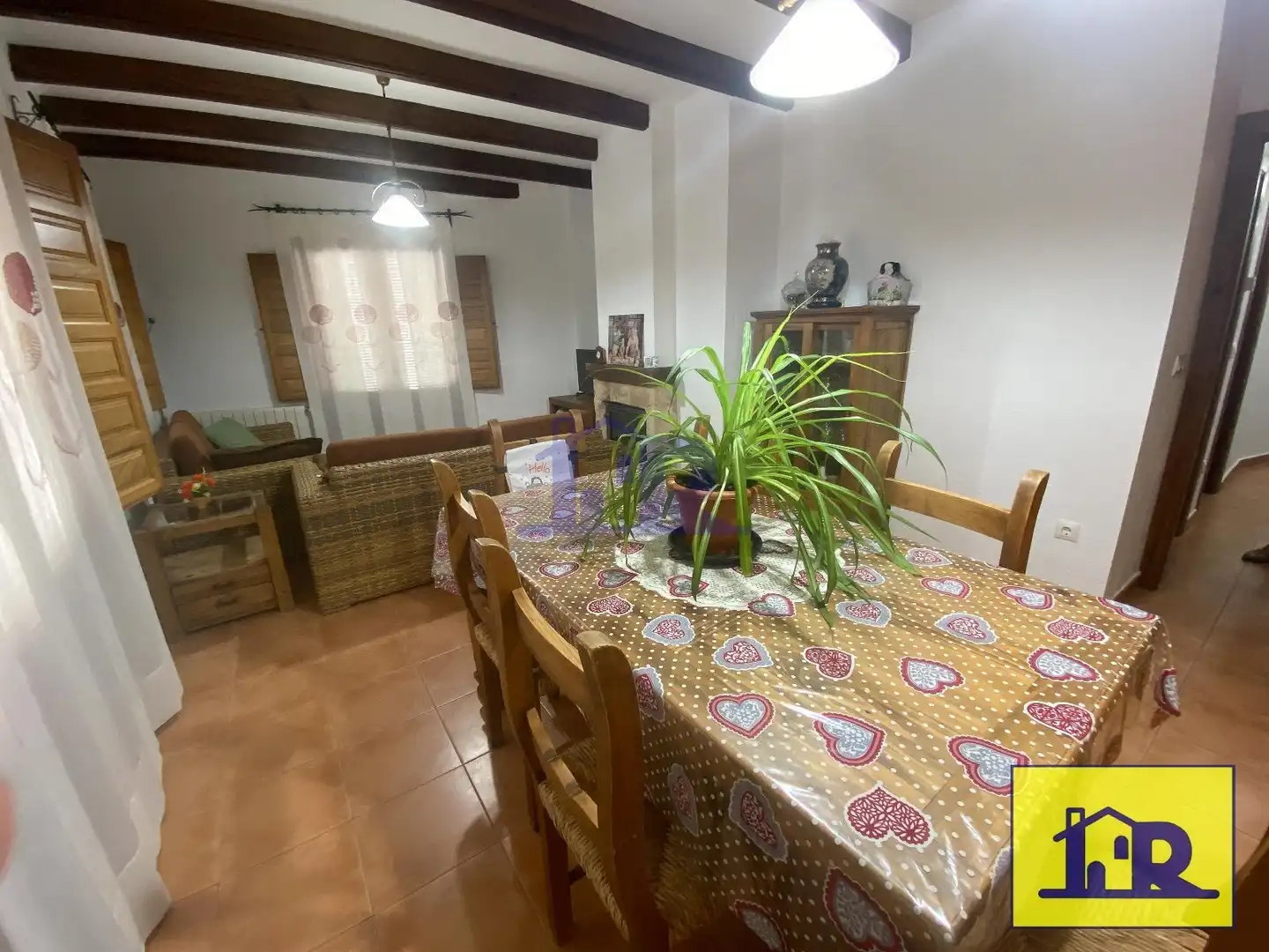Dining room of Flat for sale in Cuenca  with Heating, Terrace and Furnished