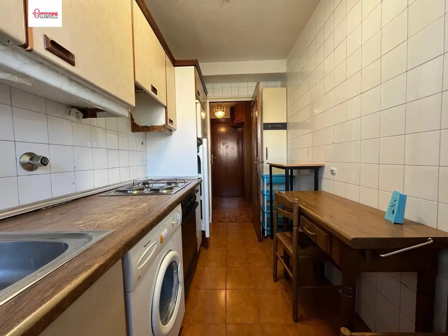 Kitchen of Flat for sale in Burgos  with Heating, Parquet flooring and Terrace