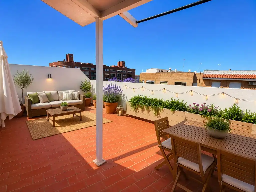 Terrasse von Dachboden zum Verkauf in L'Alcúdia de Crespins