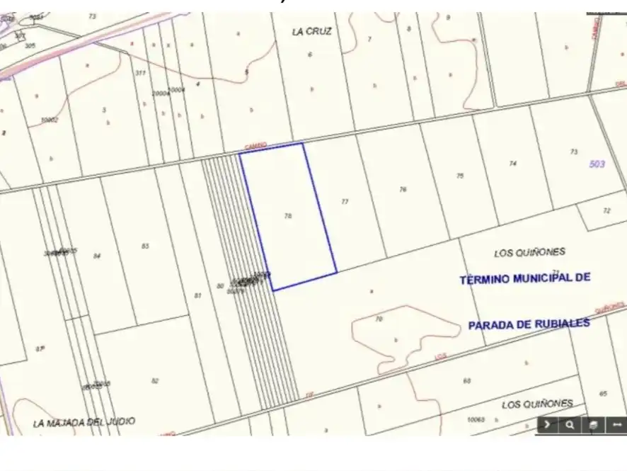 Terreno en venta en Parada de Rubiales