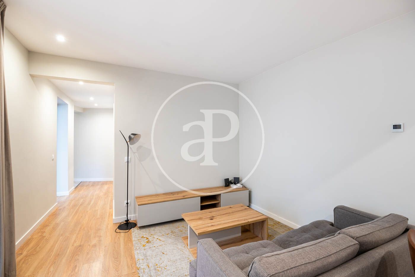 Sala d'estar de Pis de lloguer en  Barcelona Capital amb Aire condicionat, Calefacció i Terrassa