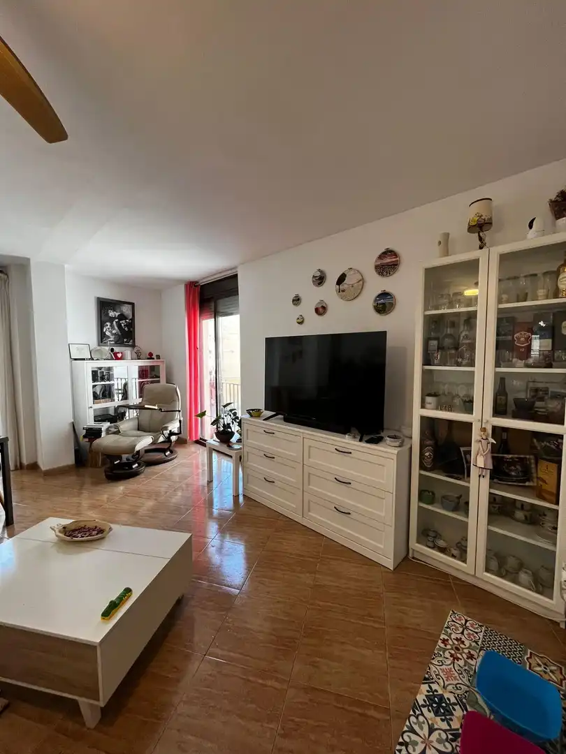 Sala d'estar de Pis en venda en Tortosa amb Aire condicionat, Moblat i Balcó