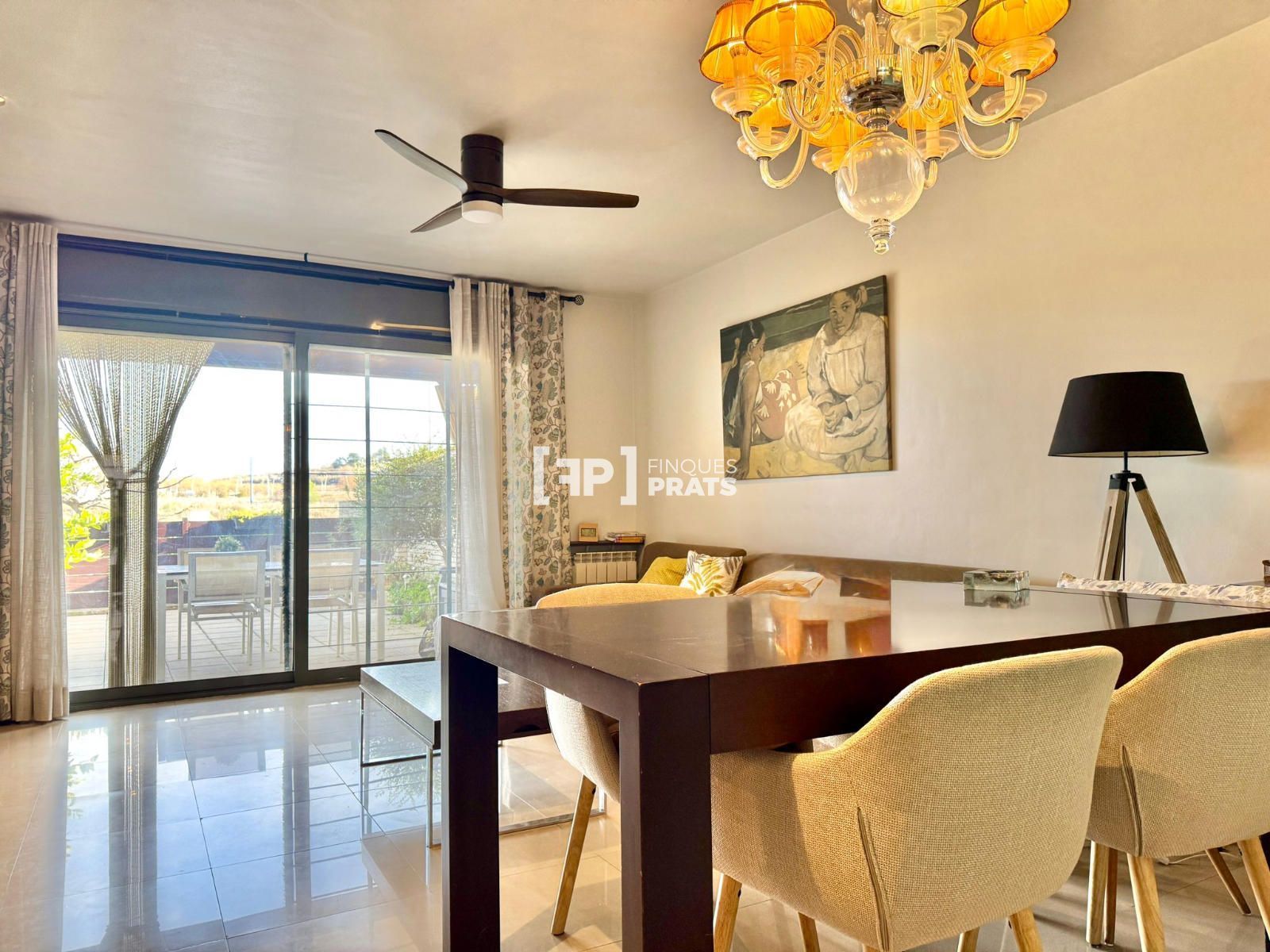 Dining room of Single-family semi-detached for sale in  Lleida Capital  with Air Conditioner, Heating and Terrace