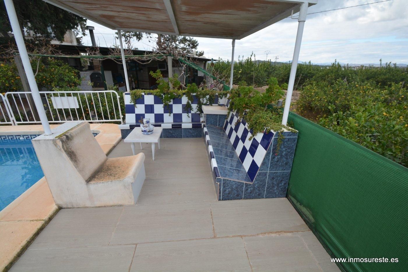 Terrace of Country house for sale in Santomera  with Private garden and Swimming Pool