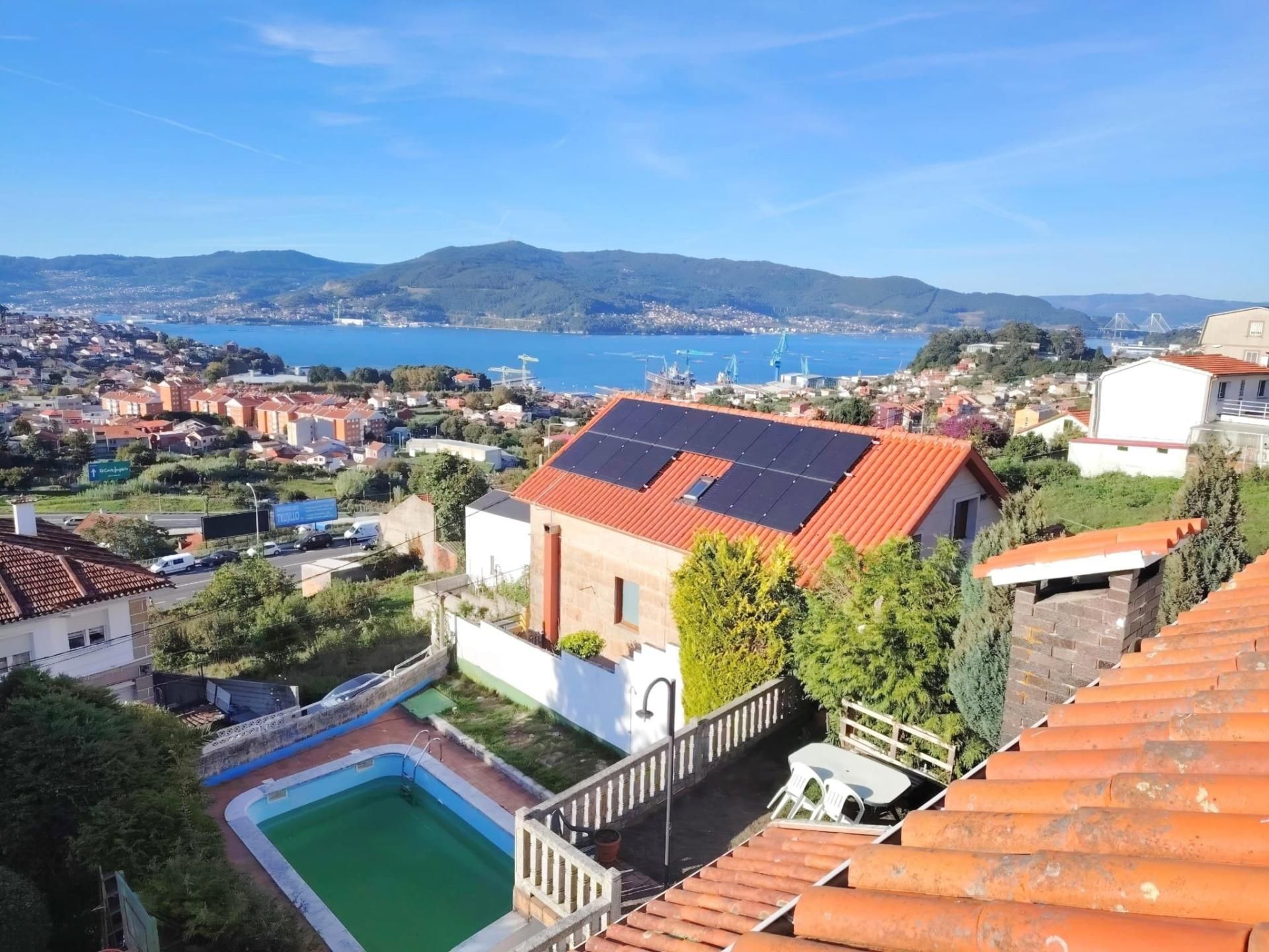 Swimming pool of House or chalet for sale in Vigo   with Terrace, Swimming Pool and Balcony