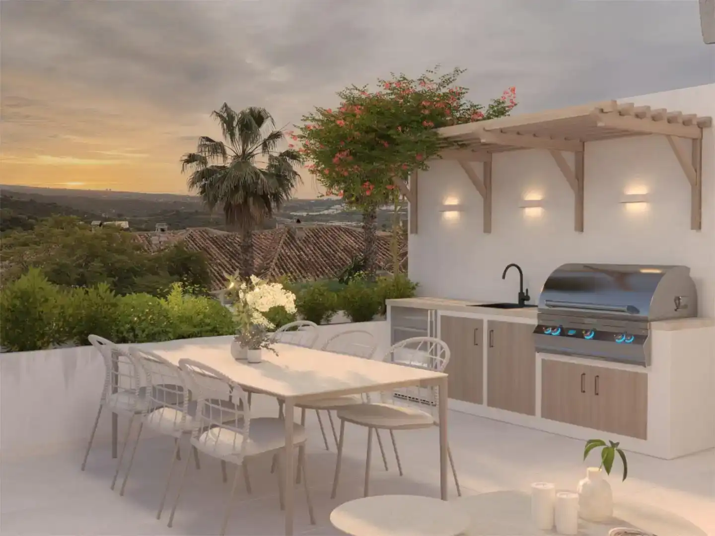 Terraza de Casa o chalet en venta en Marbella con Aire acondicionado, Piscina y Balcón