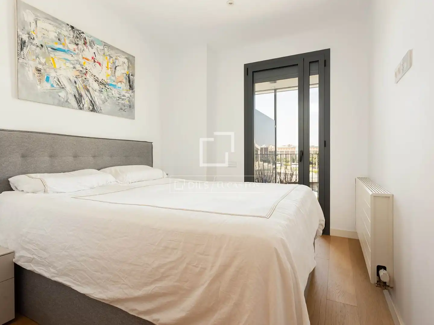 Bedroom of Flat for rent in Barcelona  with Air Conditioner, Heating and Parquet flooring