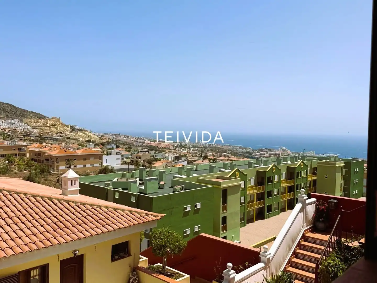 Exterior view of Flat for rent in Adeje  with Air Conditioner, Terrace and Swimming Pool