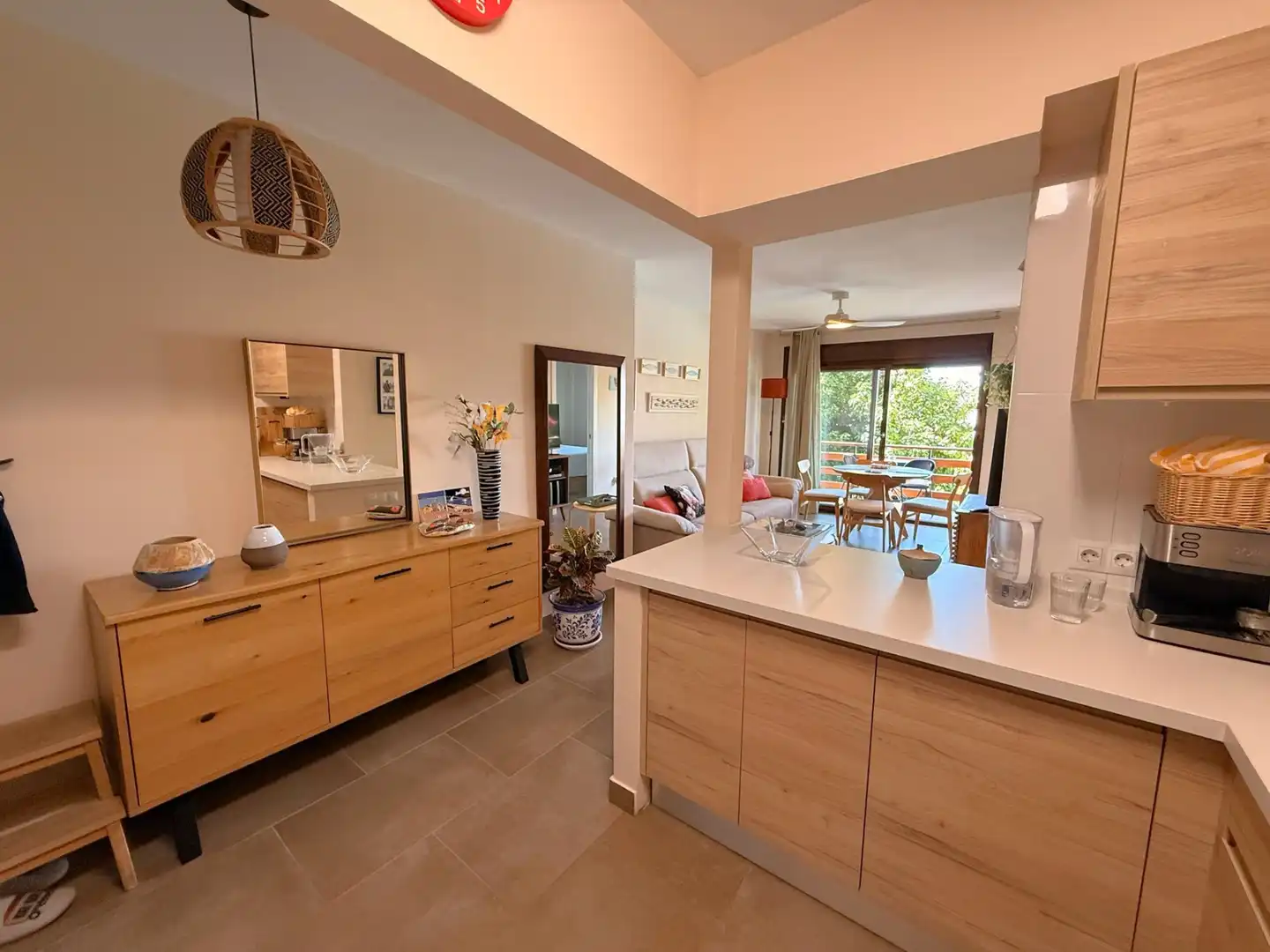 Cocina de Apartamento en venta en Estepona con Aire acondicionado, Terraza y Piscina
