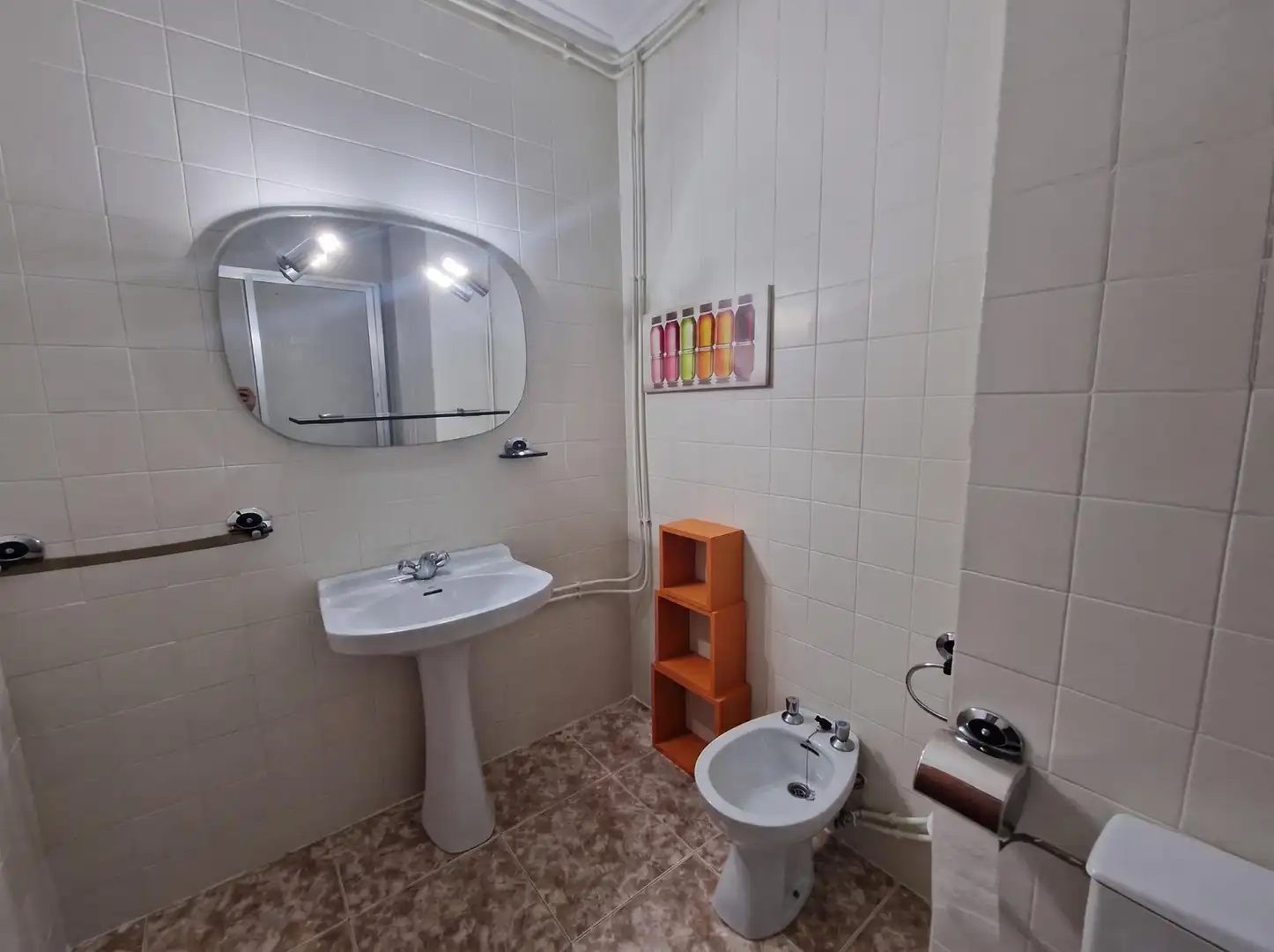 Bany de Pis de lloguer en Plasencia amb Aire condicionat, Calefacció i Terrassa