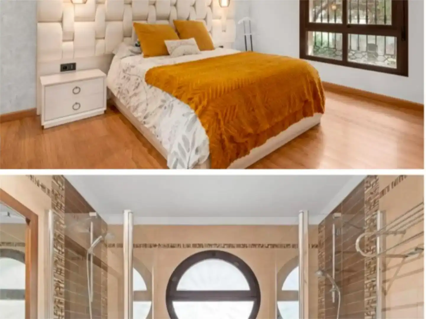 Bedroom of Houses for sale in Marbella  with Air Conditioner, Swimming Pool and Balcony