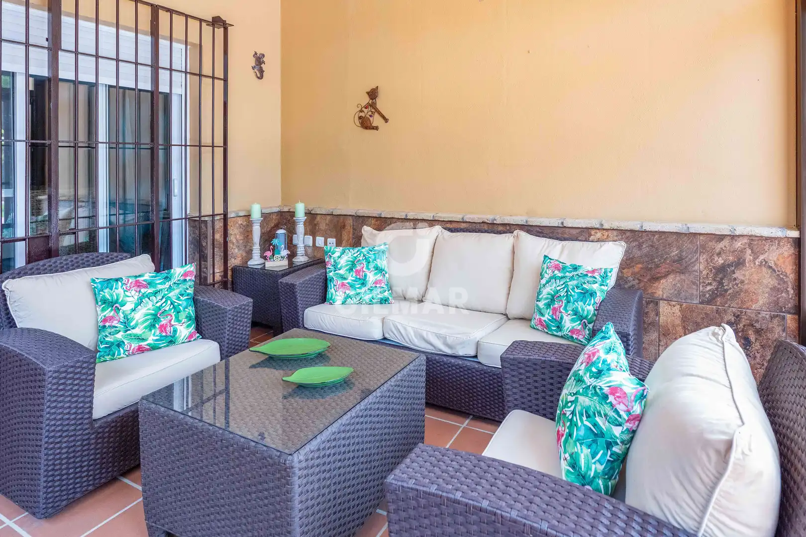 Terrassa de Casa o xalet en venda en Chiclana de la Frontera amb Calefacció, Jardí privat i Piscina