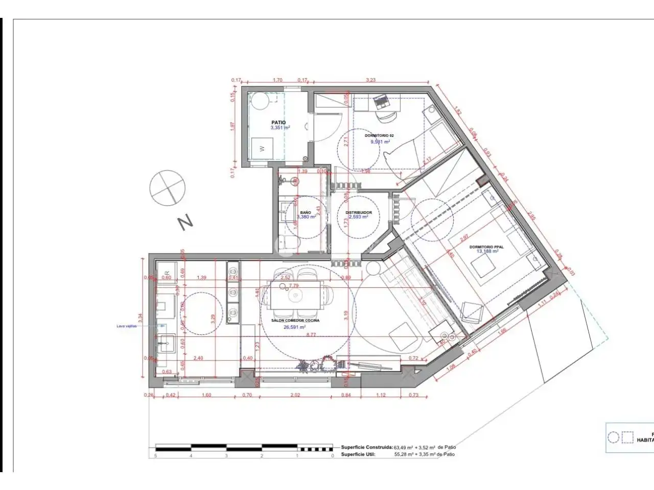 Studio for sale in Rambla Volart, imagen 18