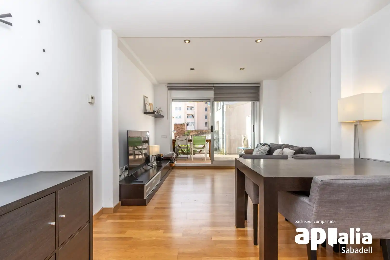 Sala de estar de Casa o chalet en venta en Sabadell con Aire acondicionado, Calefacción y Parquet