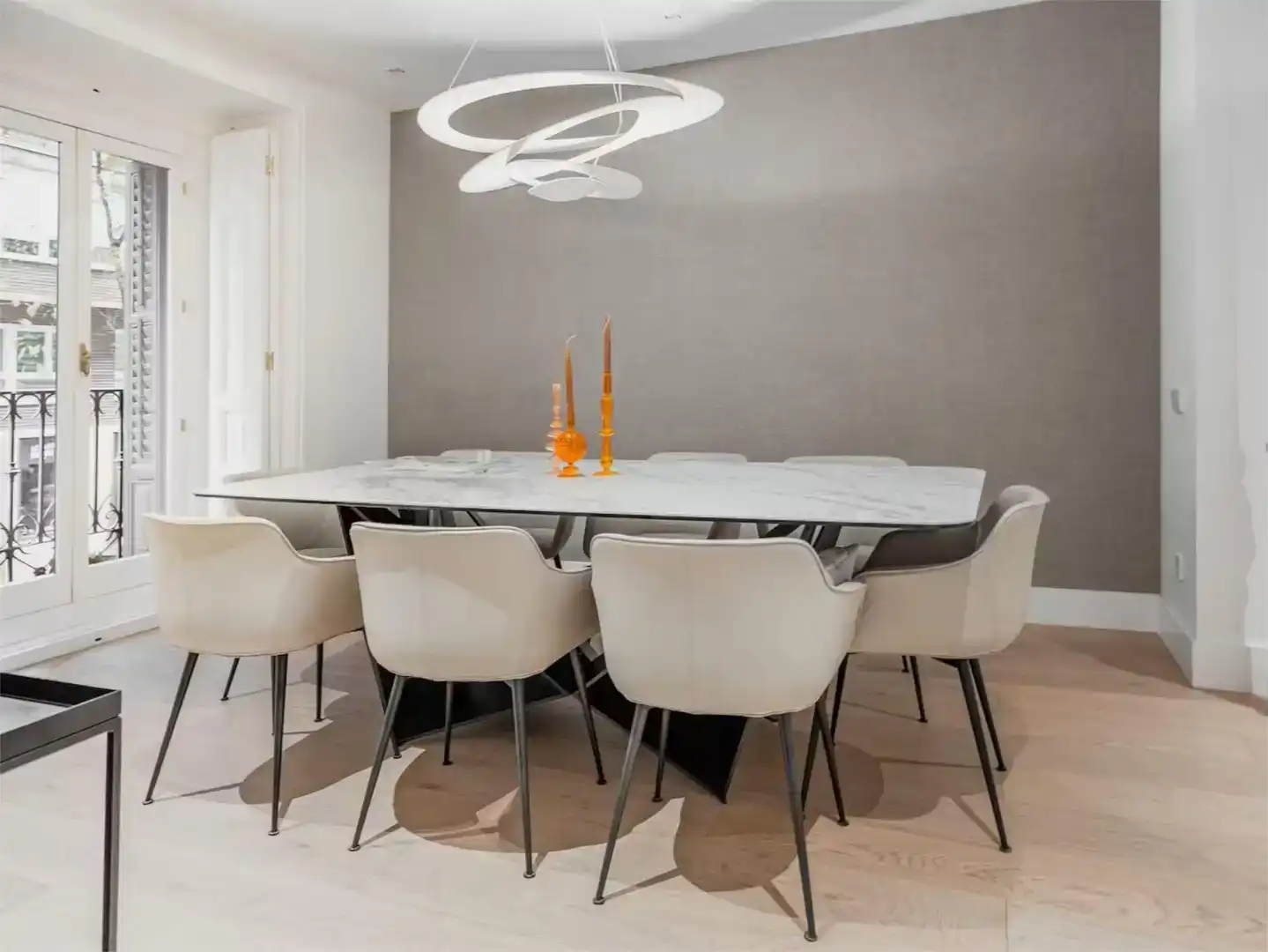 Dining room of Flat for sale in  Barcelona Capital  with Air Conditioner and Balcony