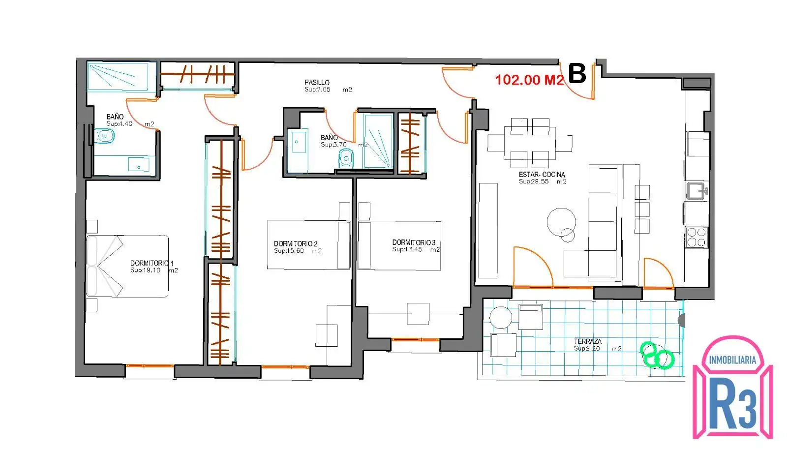 Flat with pool for sale in Juan Pablo II, imagen 6