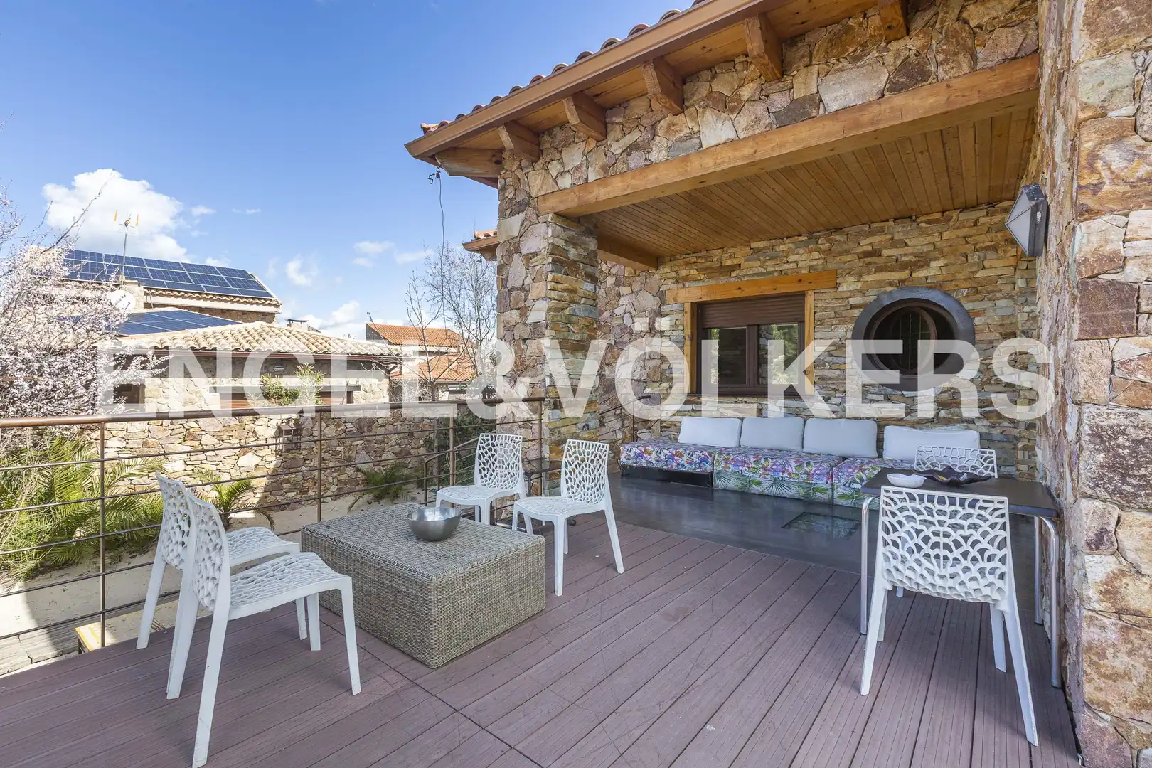 Terraza de Casa o chalet en venta en El Berrueco con Calefacción, Jardín privado y Terraza