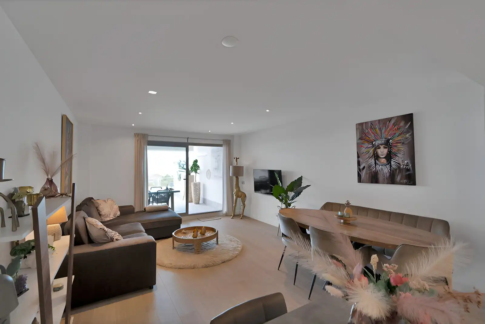 Living room of Ground floor for sale in Benalmádena  with Air Conditioner, Heating and Terrace
